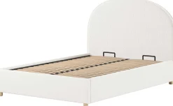 Doppelbett Maeva - 140x200cm - mit Stauraum - weiß