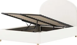 Doppelbett Maeva - 140x200cm - mit Stauraum - weiß