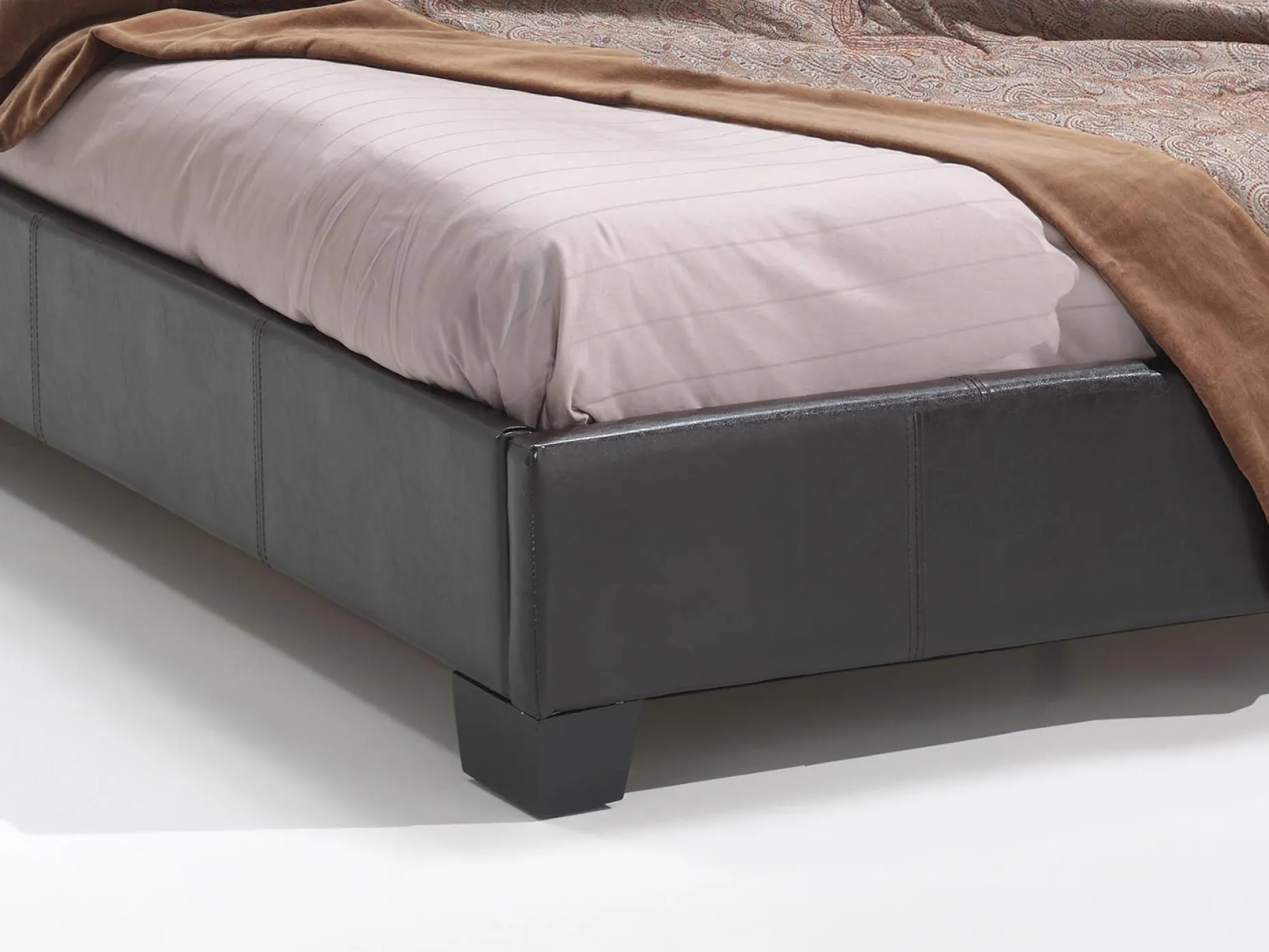 Doppelbett Miro 140x200 - braun