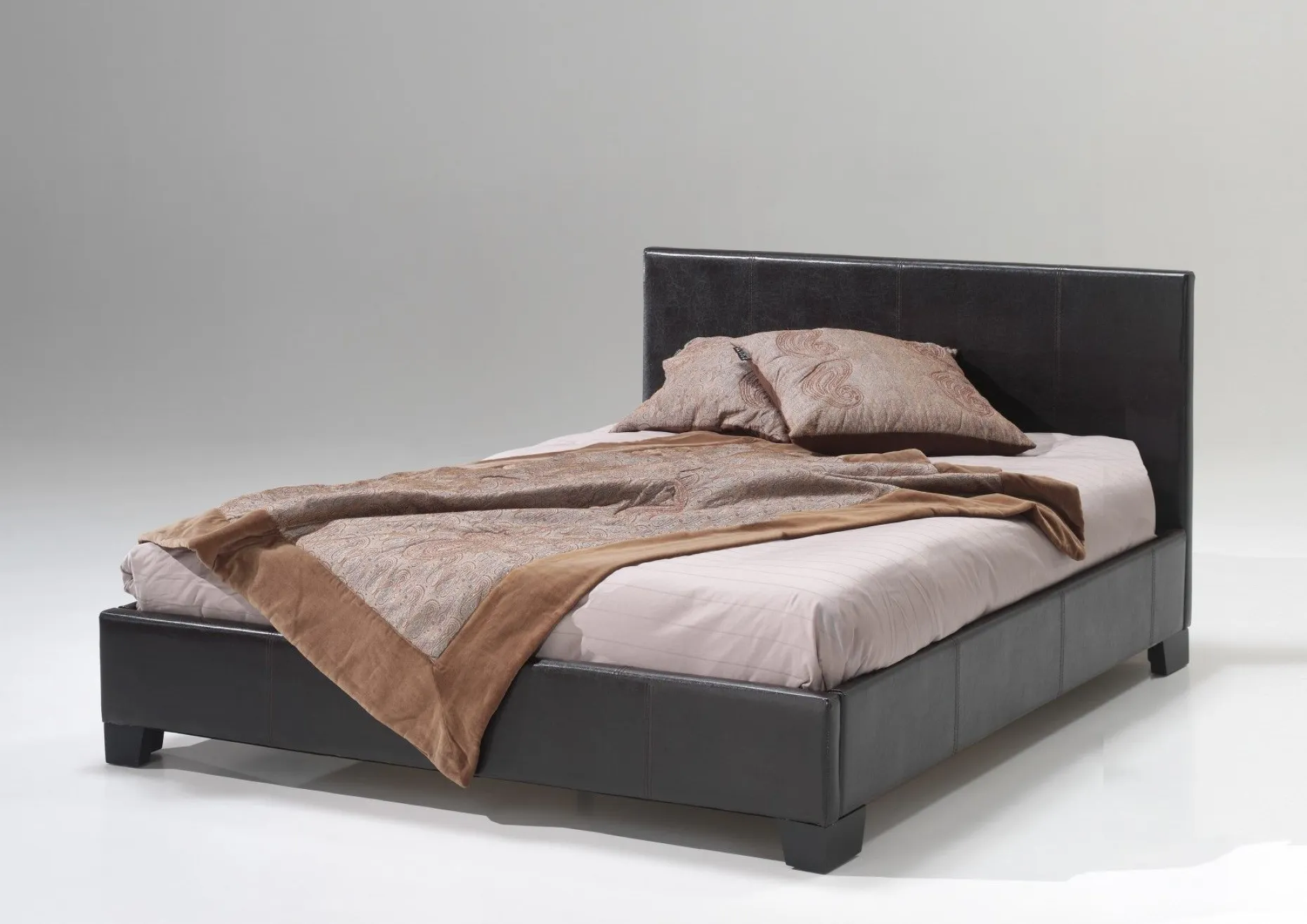 Doppelbett Miro 140x200 - braun