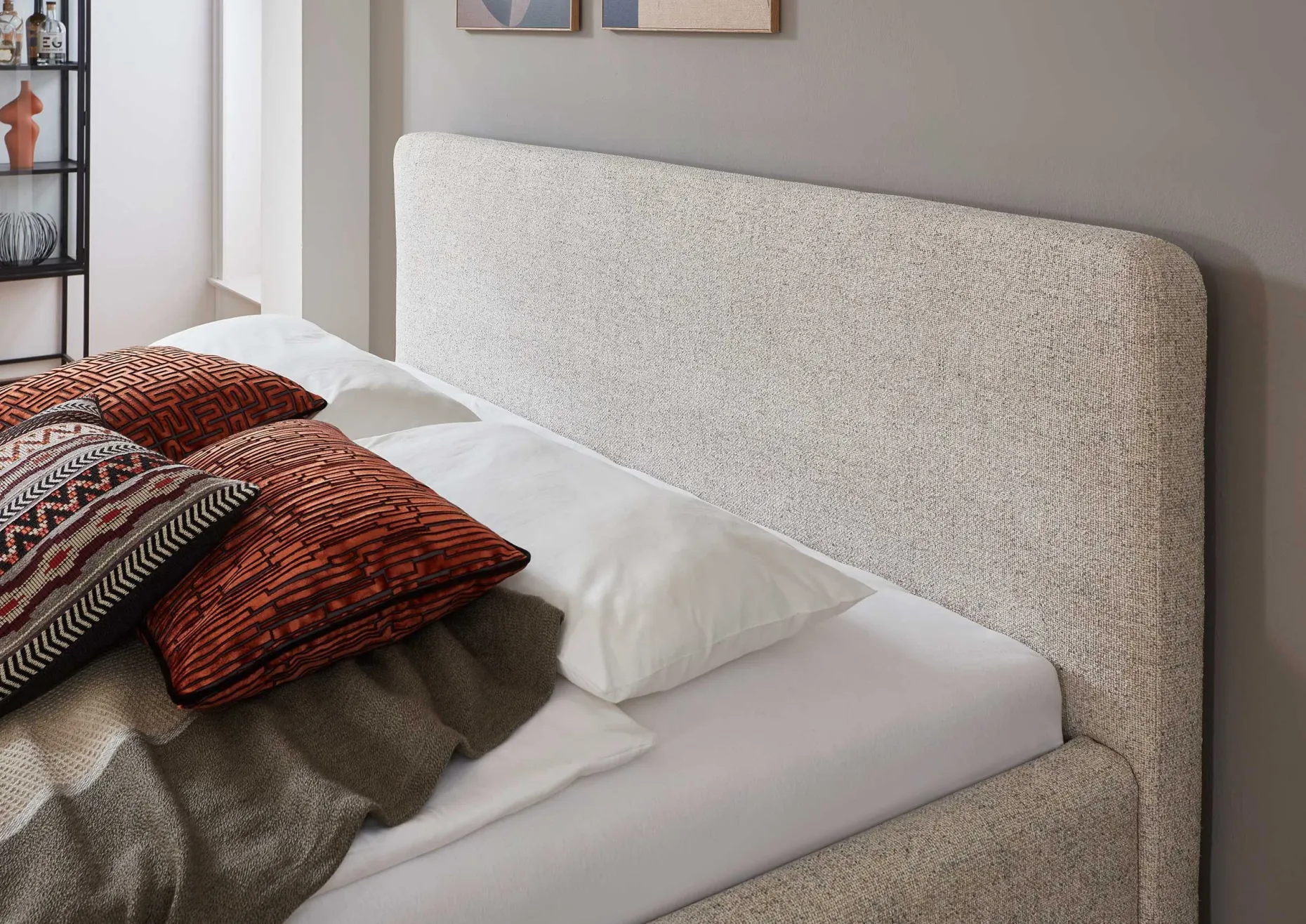 Doppelbett Nielsen | 180 x 200 cm | Beige