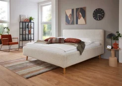 Doppelbett Nielsen | 160 x 200 cm | Beige