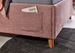 Doppelbett Ollie | 140 x 200 cm | Rosa Design