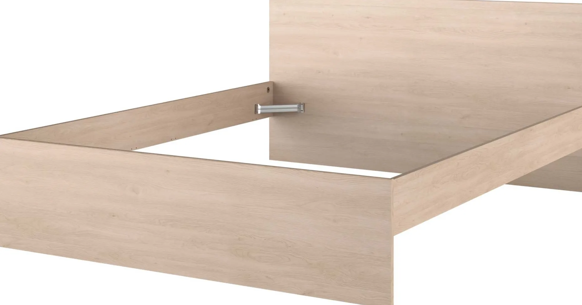 Doppelbett Ponte 160x200cm - Eiche Dekor