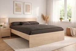 Doppelbett Ponte 160x200cm - Eiche Dekor