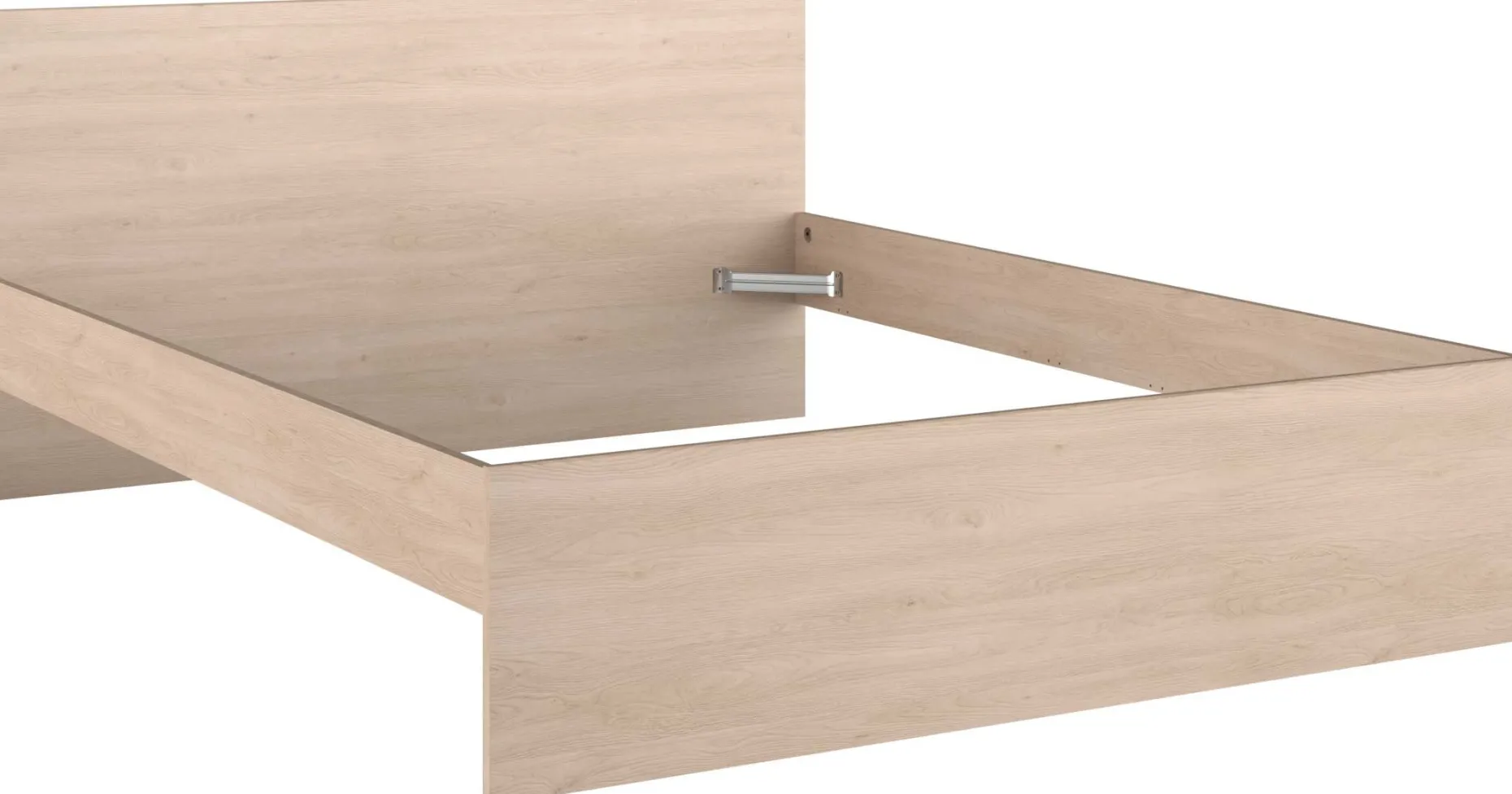 Doppelbett Ponte 160x200cm - Eiche Dekor