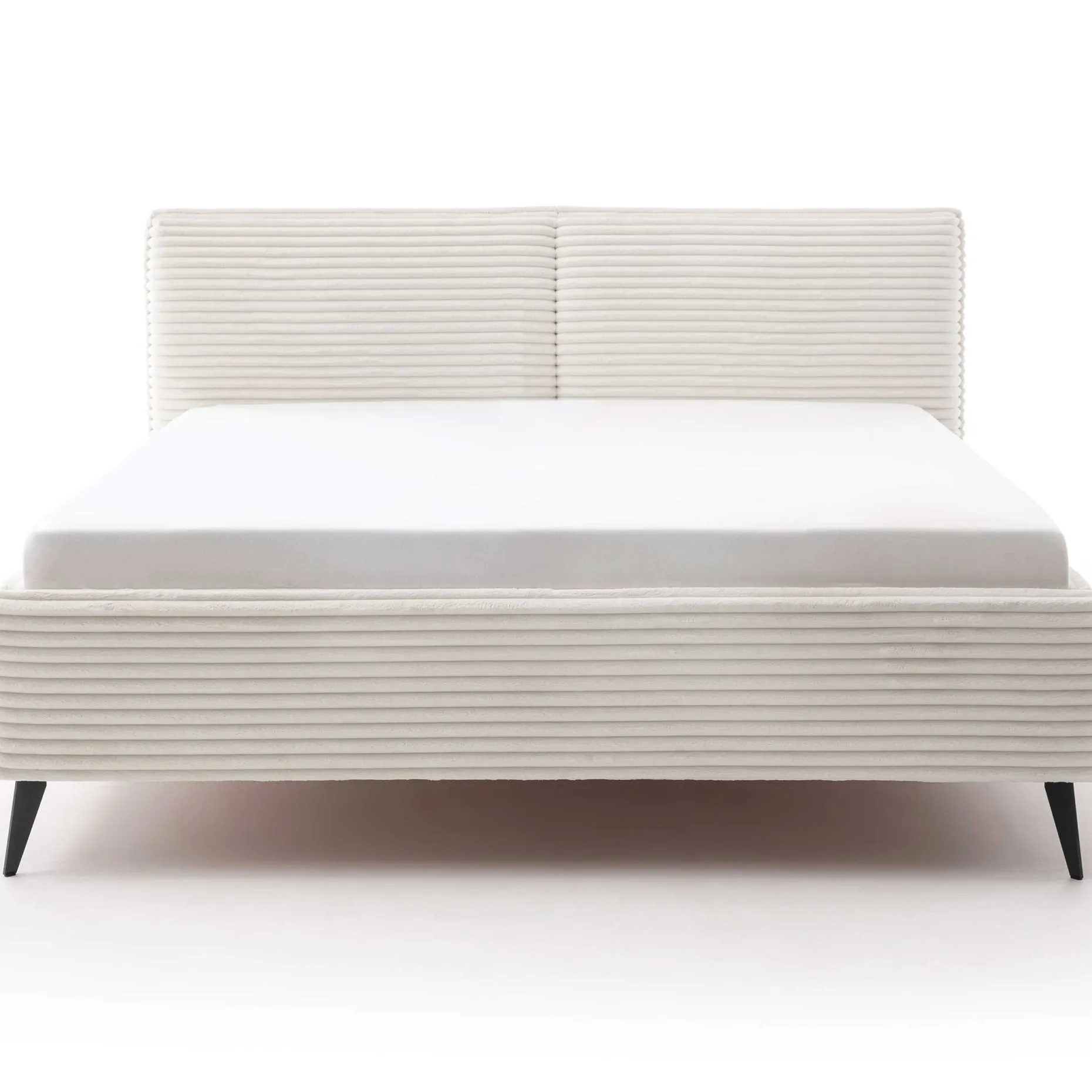 Doppelbett Rasmus | 160 x 200 cm | Hellbeige Design