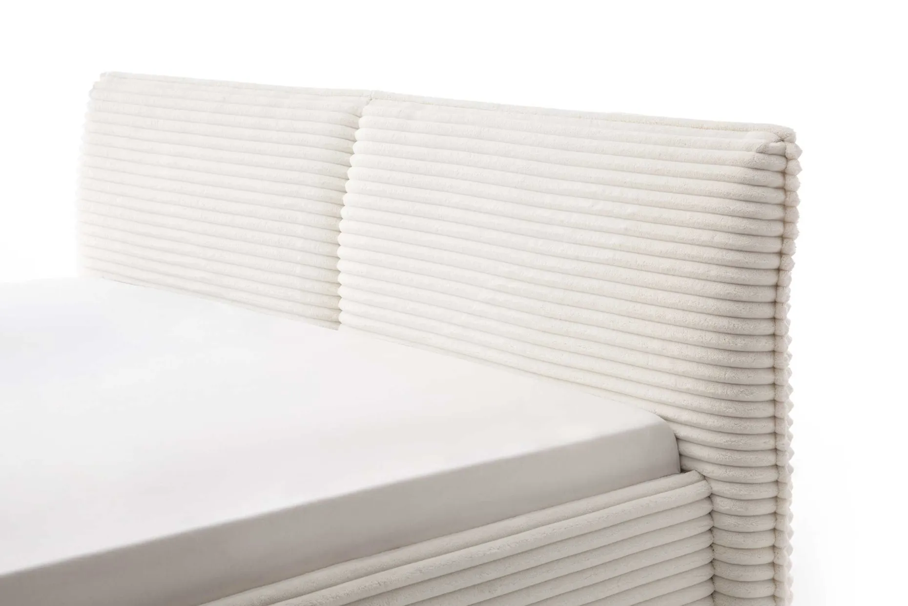 Doppelbett Rasmus | 160 x 200 cm | Hellbeige Design