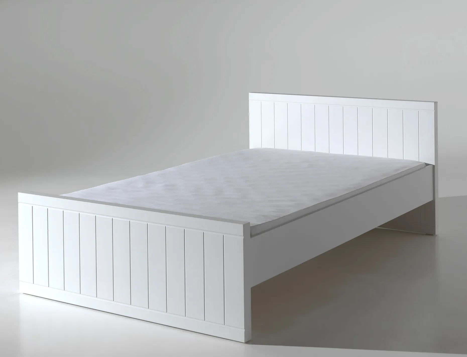 Doppelbett Robin 120x200cm - weiß