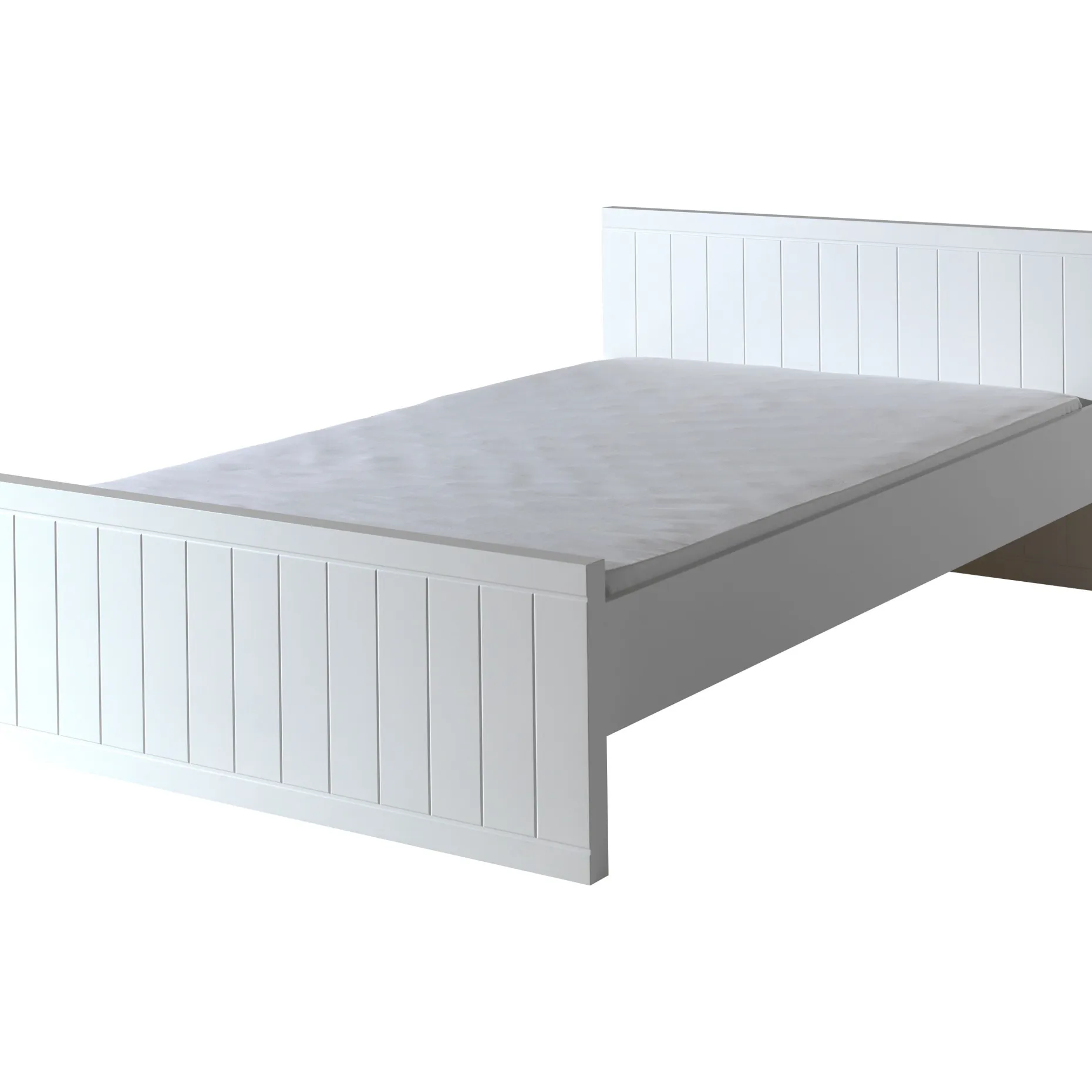 Doppelbett Robin 120x200cm - weiß