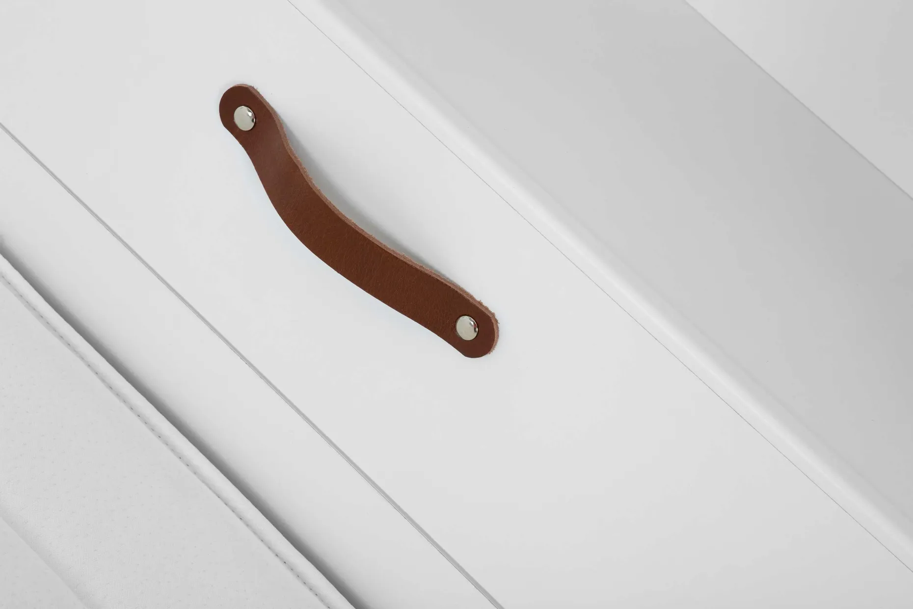 Doppelbett Sabri 140x190cm, 3 Schubladen - weiß