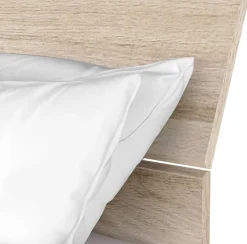 Doppelbett Spectre - 140x190/200cm - Eiche Dekor
