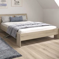 Doppelbett Spectre - 140x190/200cm - Eiche Dekor