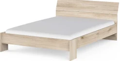 Doppelbett Spectre - 140x190/200cm - Eiche Dekor