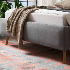 Doppelbett Tony 160x200cm mit Stauraum - grau