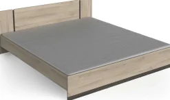 Doppelbett Watson | 188,3 x 204,3 x 71,7 cm | Braun