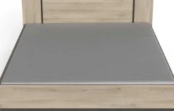Doppelbett Watson | 188,3 x 204,3 x 71,7 cm | Braun