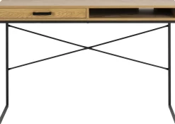 Emob Dover Schreibtisch 110cm - mit Ablageschublade - Wildeiche