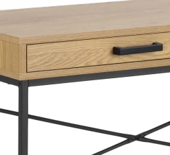 Emob Dover Schreibtisch 110cm - mit Ablageschublade - Wildeiche