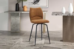 Rousseau Drehbarer Barhocker Lara | 48 x 56 x 103 cm | Rust-design