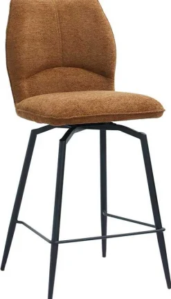 Rousseau Drehbarer Barhocker Lara | 48 x 56 x 103 cm | Rust-design