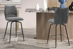 Rousseau Drehbarer Barhocker Lara | 48 x 56 x 103 cm | Design