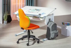 Kinder Interlink Drehstuhl Jessie - orange/grün