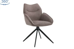 Rousseau Drehstuhl Mahi | 60 x 66 x 90 cm | Pfefferdesign