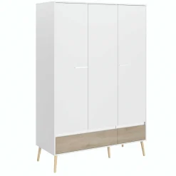 Dresser Hardy 135cm mit 3 Tren - Molke/Eiche