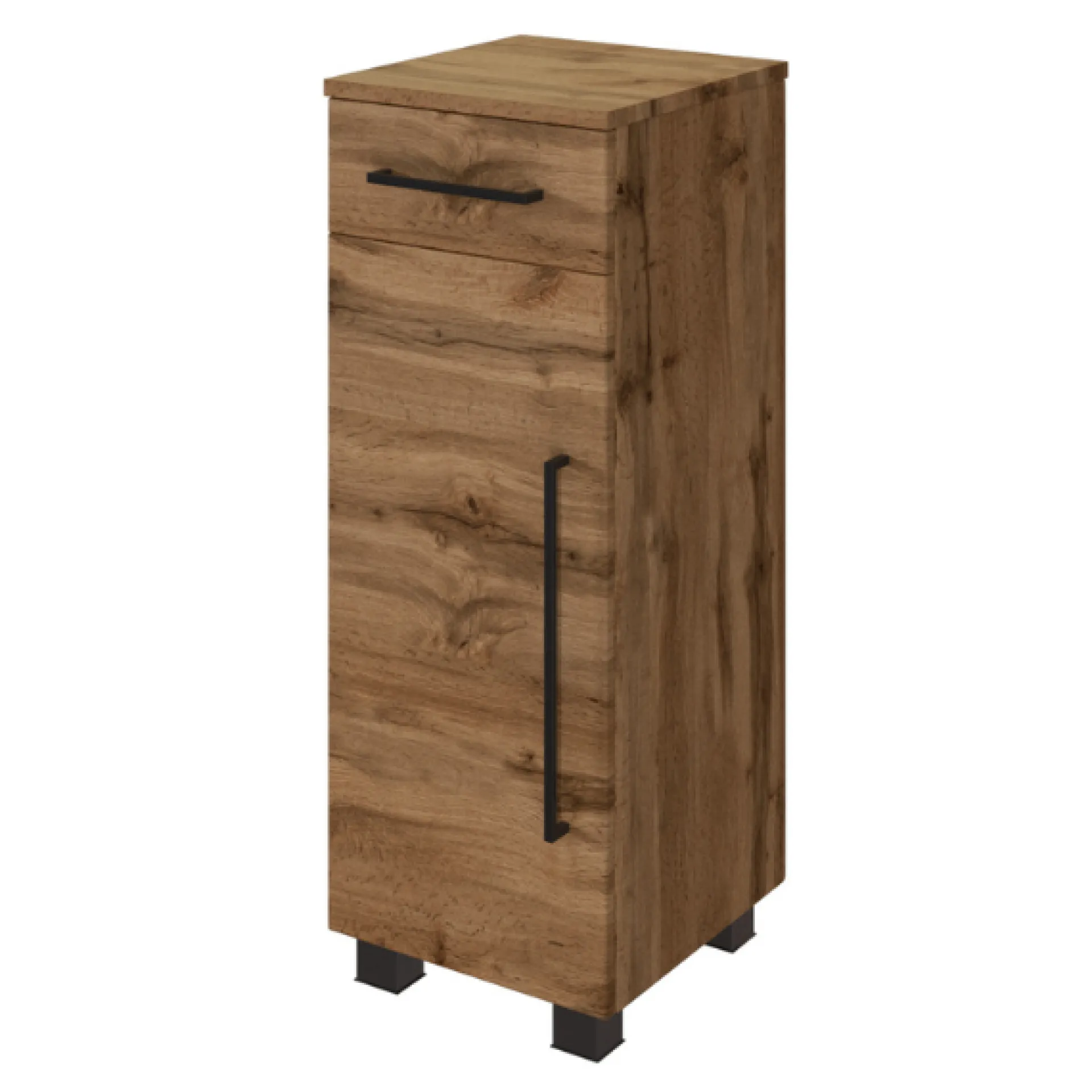 Held DusanBadezimmer : Säulenschrank, Spiegelschrank, Waschtischschrank, Hängeschränke - wotan oak