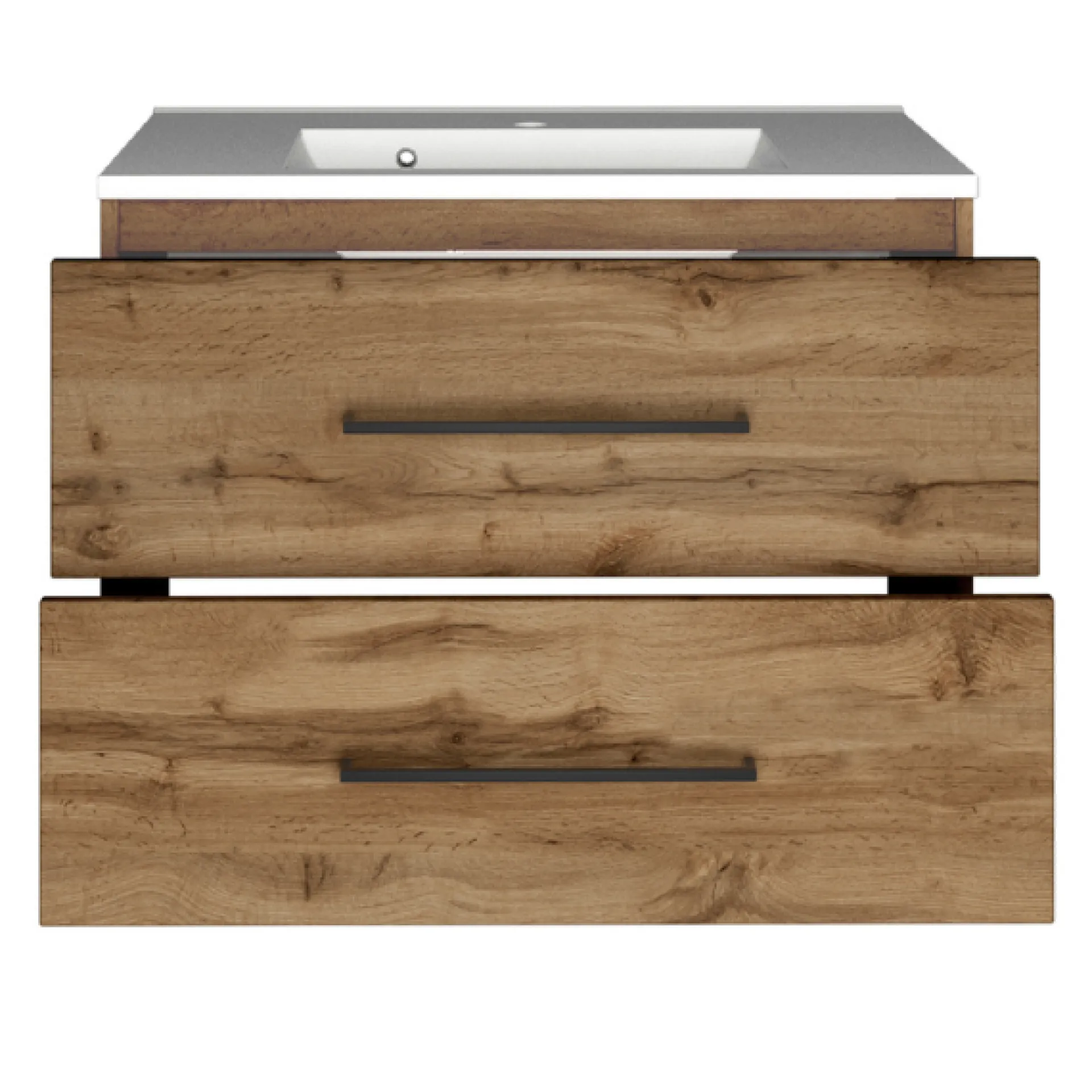 Held DusanBadezimmer : Säulenschrank, Spiegelschrank, Waschtischschrank, Hängeschränke - wotan oak