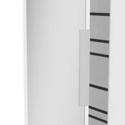 CBA Ebony Schuhschrank 83x24x178cm - mit Spiegel -
