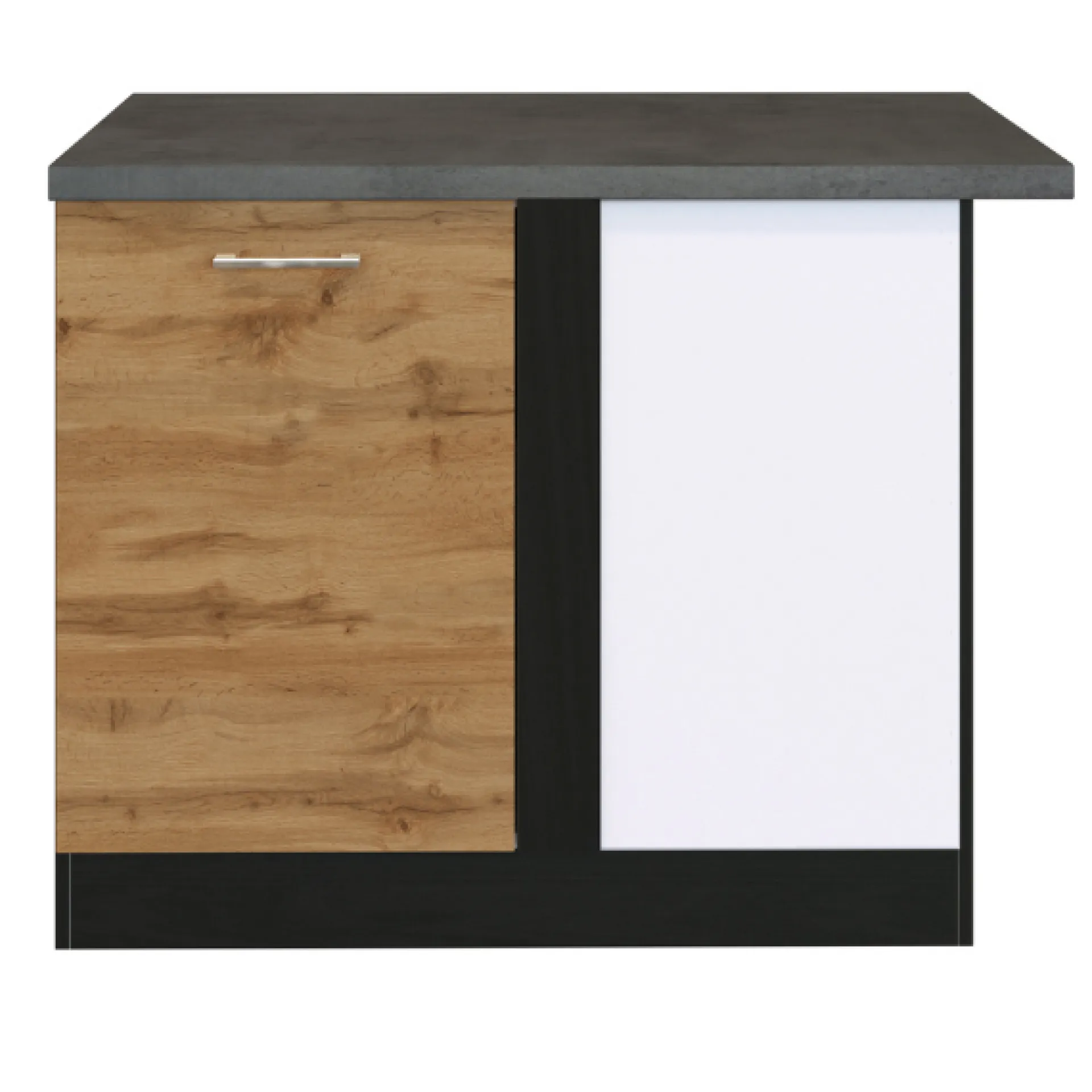 Held Eckkleiderschrank Sorrella 110cm 1 Tür - Eiche/Graphit