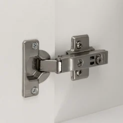 Eckschrank Sorrella 110cm 1 Tür - weiß/Eiche