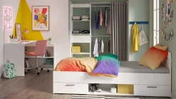 Kinder CBA Eckschreibtisch Coralie-matt