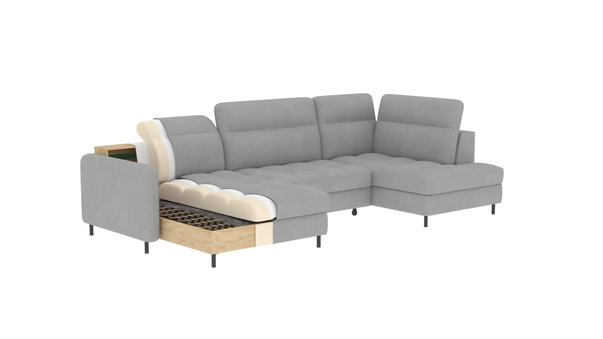 Emob Ecksofa Bernardo | 306 x 165 x 100 cm |