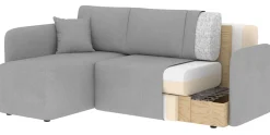 Emob Ecksofa Henrichs | 206 x 150 x 89 cm | Dunkel