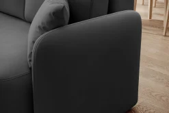 Emob Ecksofa Henrichs | 206 x 150 x 89 cm | Dunkel