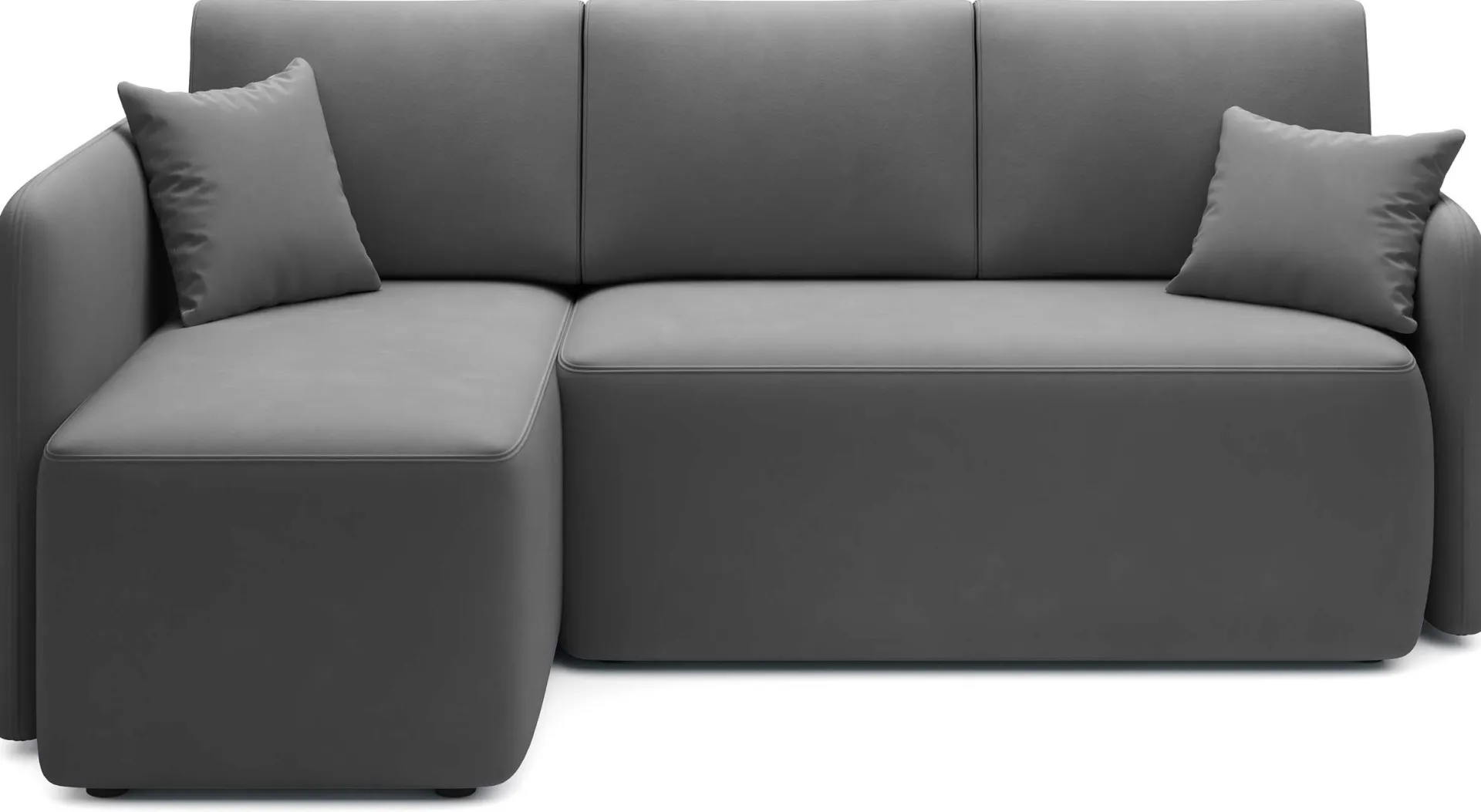 Emob Ecksofa Henrichs | 206 x 150 x 89 cm | Dunkel