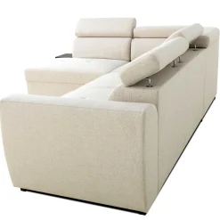 PGS Ecksofa Kelio links - verstellbare Kopfstütze - r Stoff
