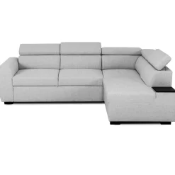 PGS Ecksofa Kelio rechts - verstellbare Kopfstütze - er Stoff