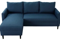 PGS Ecksofa Tweety links - 192x137x82cm - marineer Stoff
