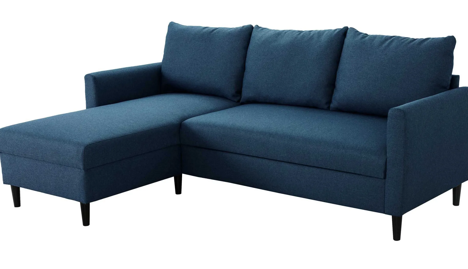PGS Ecksofa Tweety links - 192x137x82cm - marineer Stoff