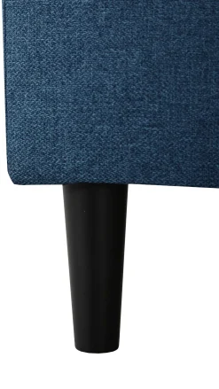 PGS Ecksofa Tweety rechts - 192x137x82cm - Stoff navy