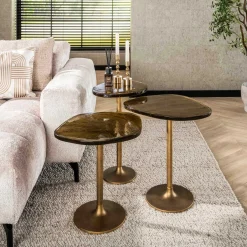 Emob Eclipse L Beistelltisch Antique Finish