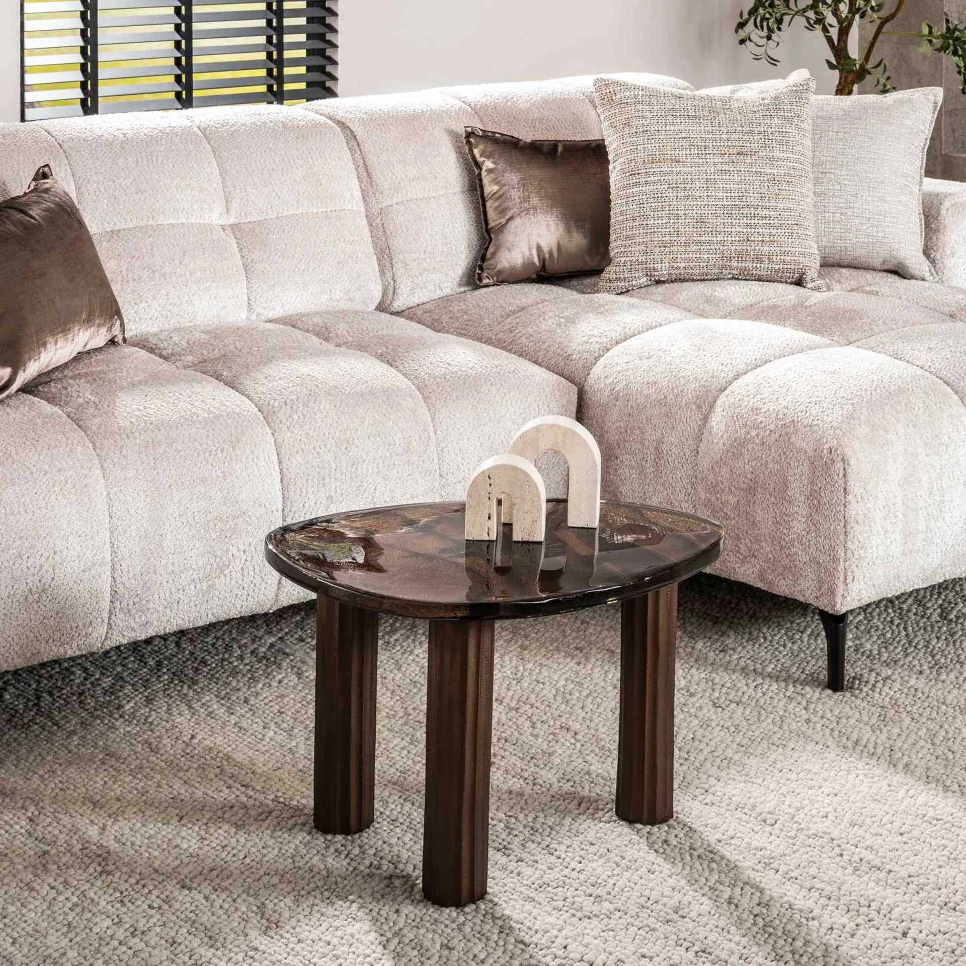 Emob Eclipse M Couchtisch in Antik