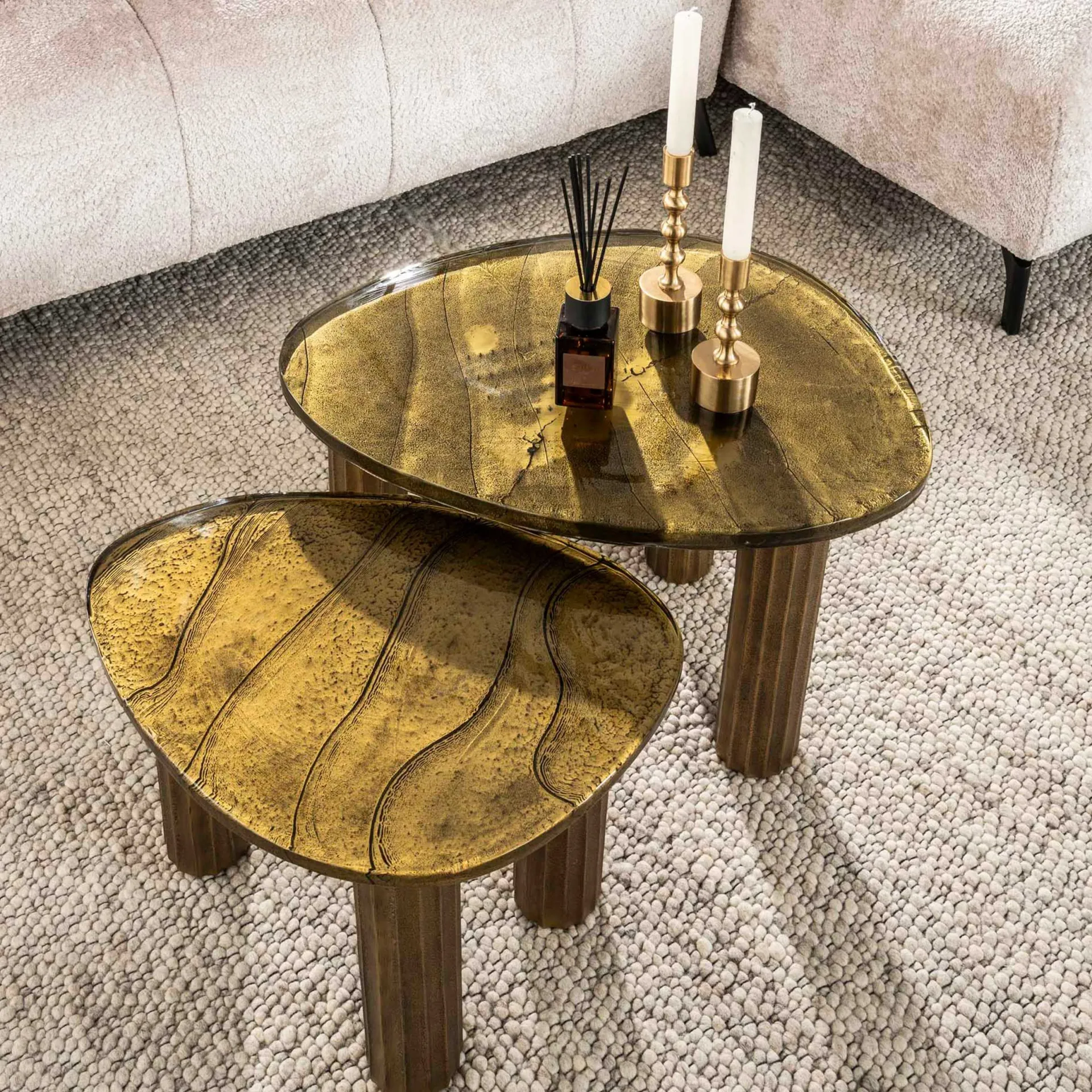 Emob Eclipse S Antique Couchtisch