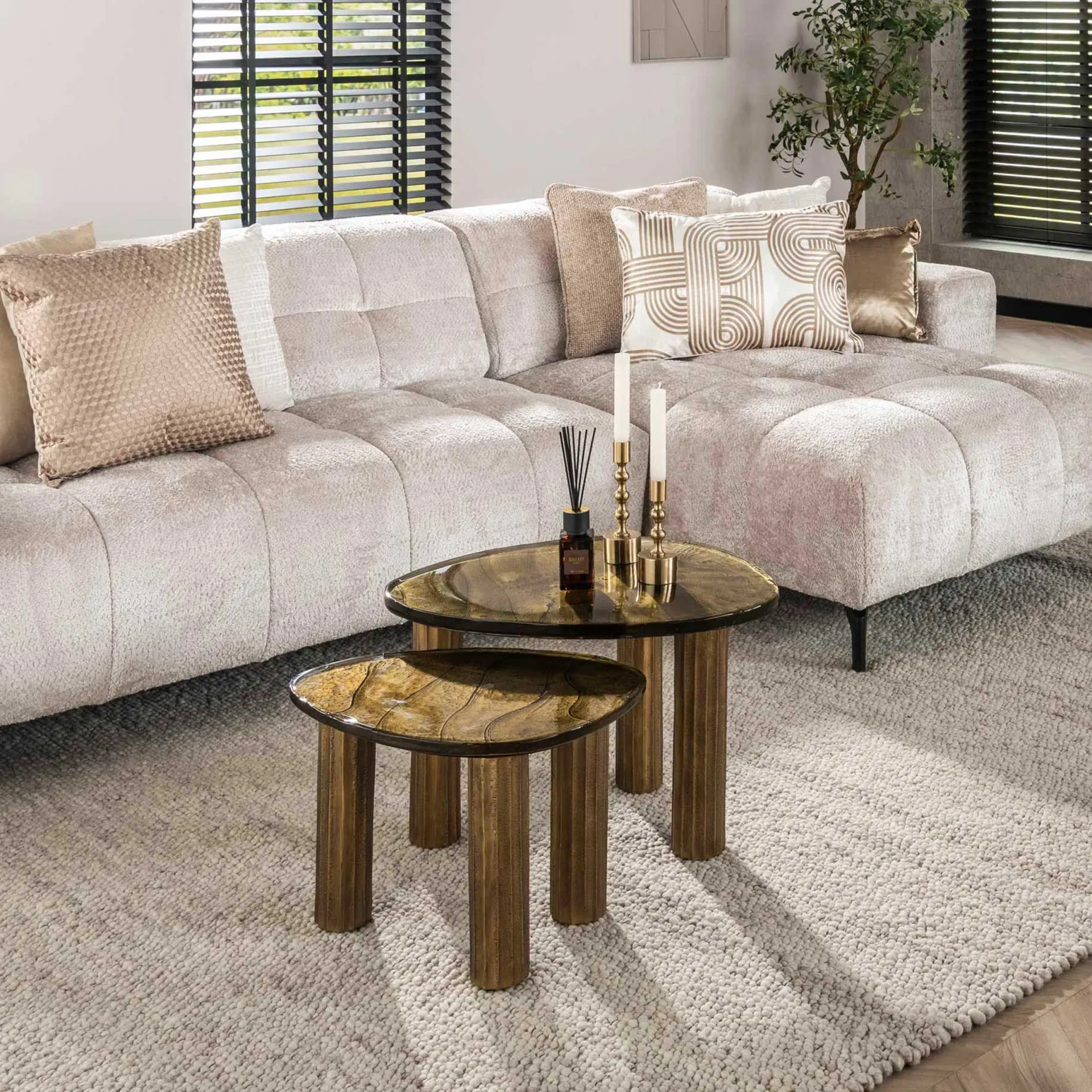 Emob Eclipse S Antique Couchtisch