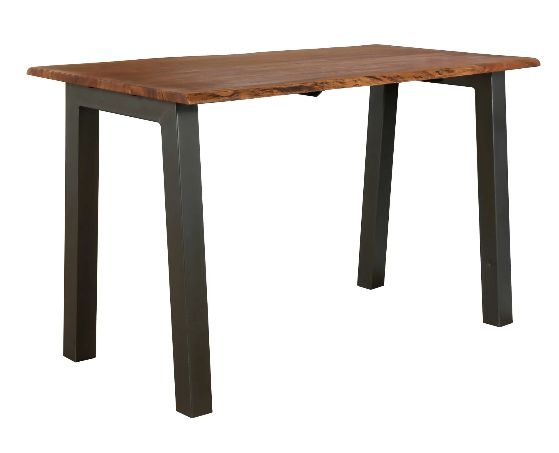 Emob Edge Bartisch 147x80 mit Akazienholz - braun/grau