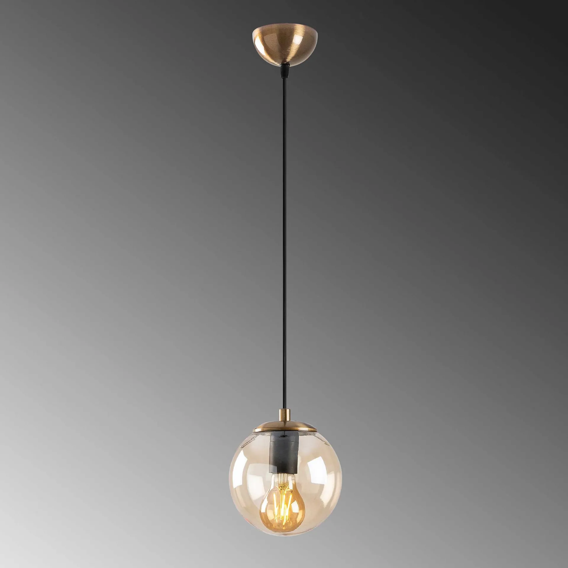Emob Efe Kronleuchter | Höhenverstellbar | Gelb, Vintage